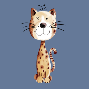 Motiv Kleine Katze - Katzen Comic