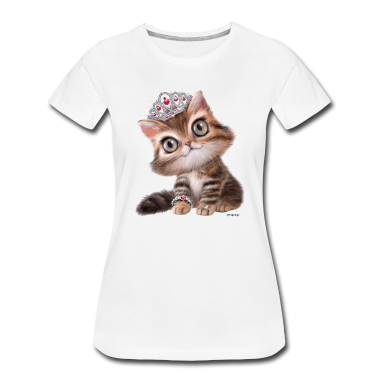 Katzen T-Shirt - P.D. Moreno Katze Mit Krone