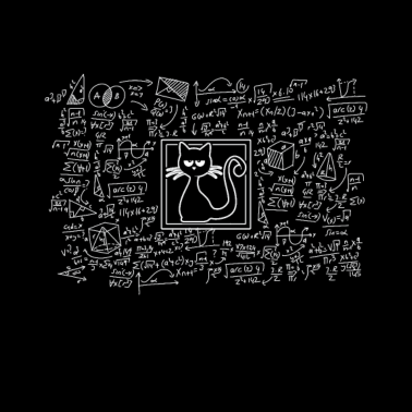 Motiv Schrodingers Katze box Lustige Wissenschaft Nerd P