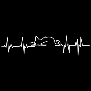 Motiv Katze - Haustier - Herzschlag - Cat - HeartbeatKat