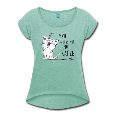 Katzen T-Shirt - nur mit katze