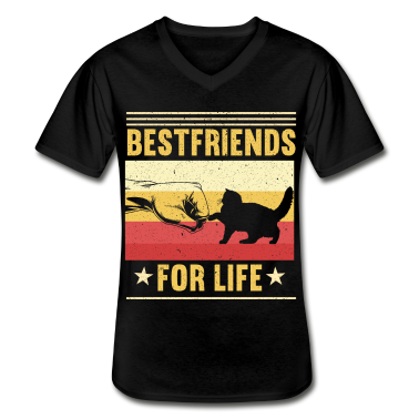 Katzen T-Shirt - Bestfriends For Life Katze