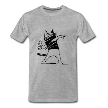 Katzen T-Shirt - Katze against.