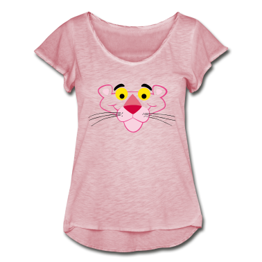 Katzen T-Shirt - Pink Panther Paulchen Porträt