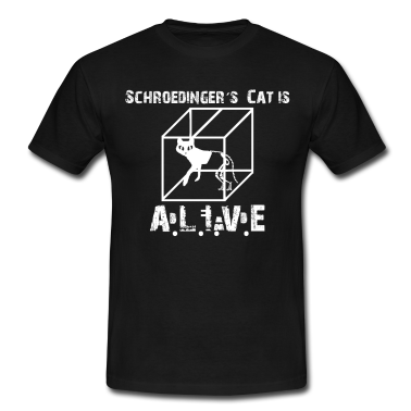 Katzen T-Shirt - Schrödingers Katze - Schroedinger´s Cat Big Bang