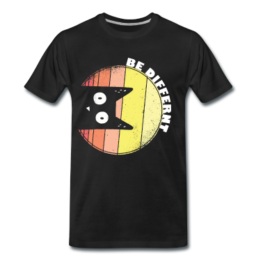 Katzen T-Shirt - Be Different Katze Cat