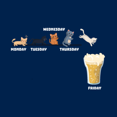 Motiv Die Woche einer Katze