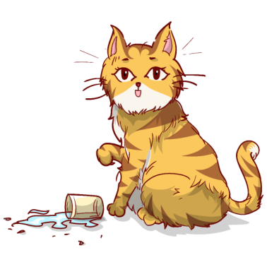 Motiv Lustige Katze / Cat- Katzen Liebe, Catlove