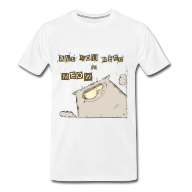 Katzen T-Shirt - Lustige Katze
