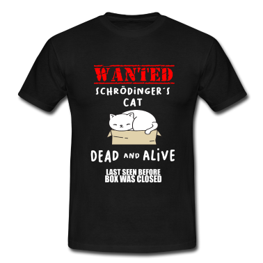 Katzen T-Shirt - KATZE SCHRöDINGER