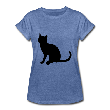 Katzen T-Shirt - Sitzende Katze