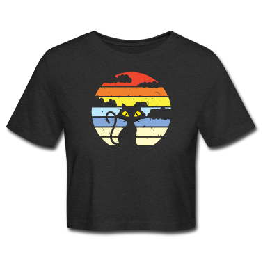 Katzen T-Shirt - Katze im Vintage look, Kätzchen als Geschenk,retro