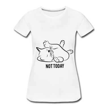 Katzen T-Shirt - Not today, Just chill2