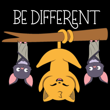 Motiv Be Different Katze