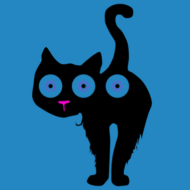 Motiv Katze mit drei Augen oder...