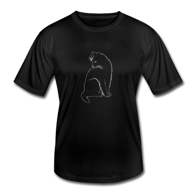 Katzen T-Shirt - Katze Umriss