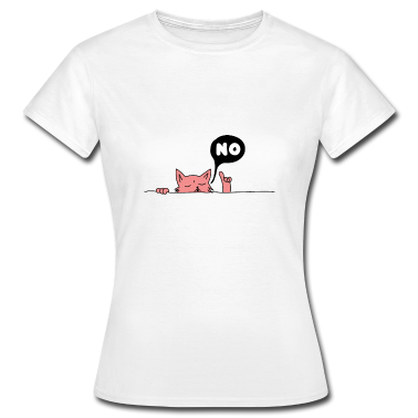 Katzen T-Shirt - Nein Katze