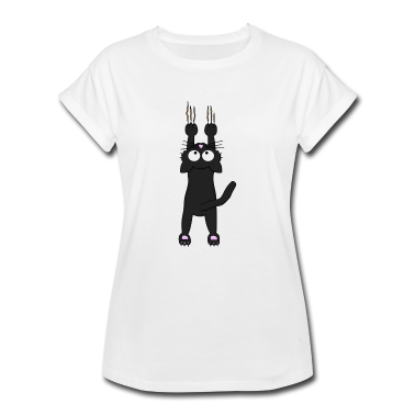Katzen T-Shirt - Schwarze Katze