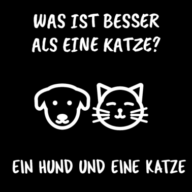 Motiv Hund und Katze