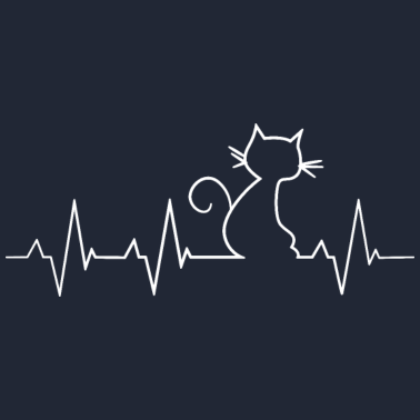Motiv Katzen Herzschlag