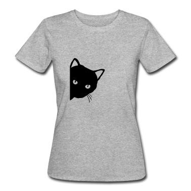Katzen T-Shirt - Schwarze Katze
