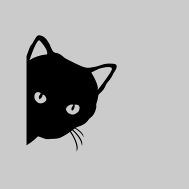 Motiv Schwarze Katze