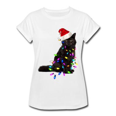 Katzen T-Shirt - Weihnachten Katze