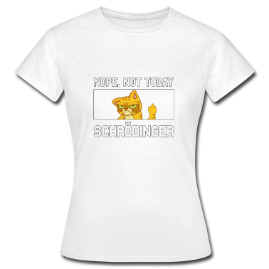 Katzen T-Shirt - Erwin Schrödingers Katze Experiment Freche Katze