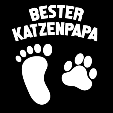 Motiv Herren Bester Katzenpapa Katze Tierfreunde Haustie