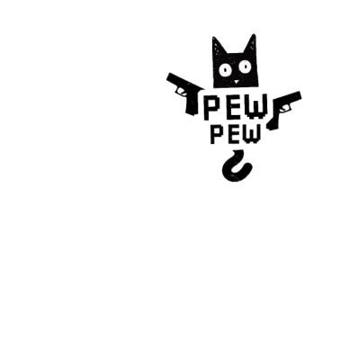 Motiv Pew Pew Cat Meme Katze