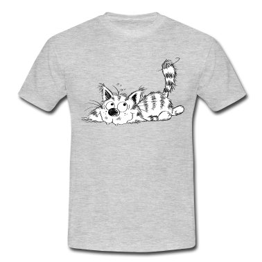 Katzen T-Shirt - Lustige Kleine Katze - Comic