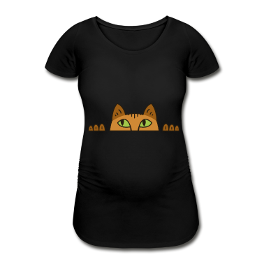 Katzen T-Shirt - Schwangerschaft Katze maine coon perser Geschenk