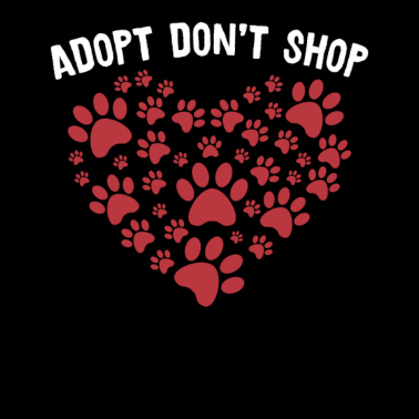 Motiv Adopt Don't Shop Adoption Katze Geschenk für Tierl