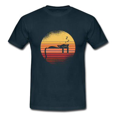 Katzen T-Shirt - Schwarze Katze