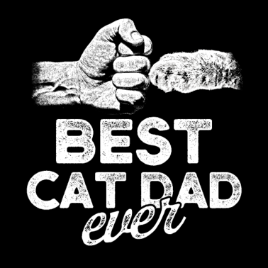 Motiv BEST CAT DAD EVER Katzenpapa Katze
