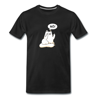 Katzen T-Shirt - Fuck Off Nö Katze mit Statement