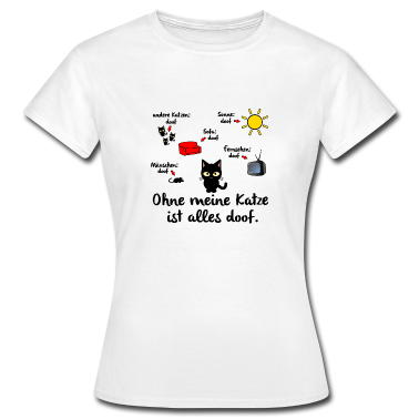 Katzen T-Shirt - Ohne Katze