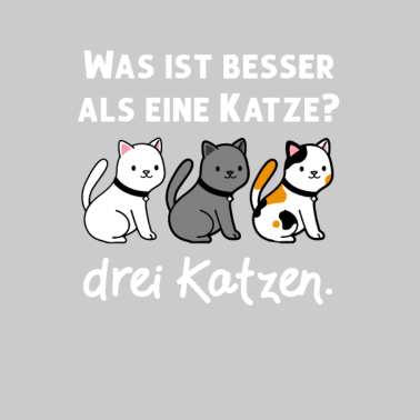 Motiv Drei Lustige Katzen Geschenk für Katzenhalter