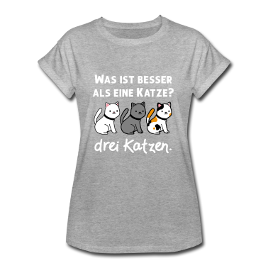 Katzen T-Shirt - Drei Lustige Katzen Geschenk für Katzenhalter