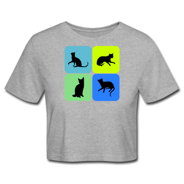 Katzen T-Shirt - Katze Katze Katze Katze Katze Katze, Geschenk