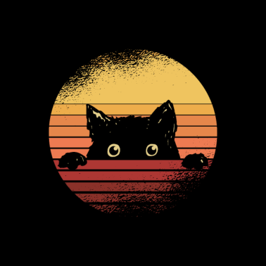 Motiv Schwarze Katze