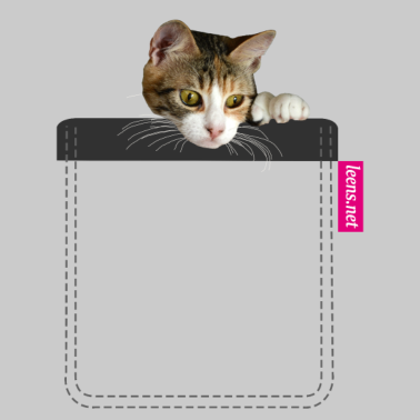 Motiv Kätzchen in Brusttasche