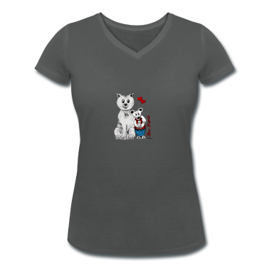 Katzen T-Shirt - Katze Maus Freundschaft