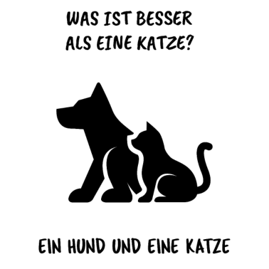 Motiv Hund und Katze