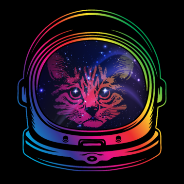 Motiv Astronaut Katze süßes Geschenk
