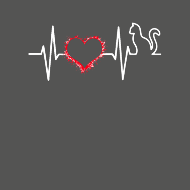 Motiv Herzschlag Katze