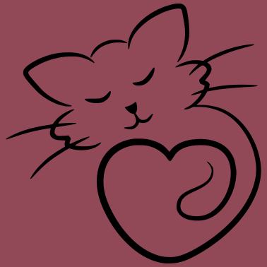 Motiv 4 Katze Herz Tierlieb