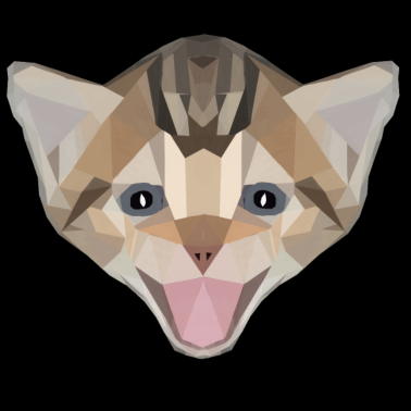 Motiv Katze - LowPoly by LamaStar Design