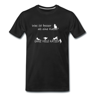Katzen T-Shirt - Was ist besser als eine Katze? Ganz viele Katzen!