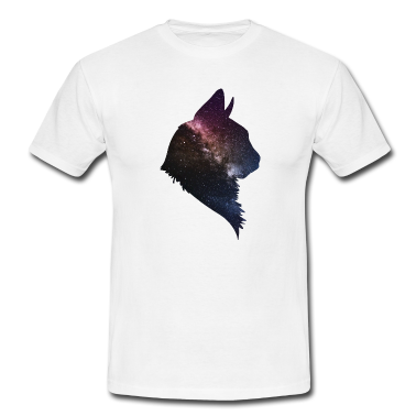Katzen T-Shirt - Galaxy Katze